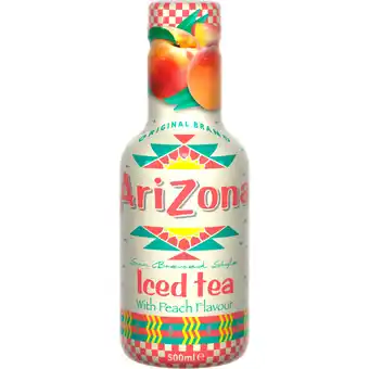Albert Heijn Arizona Iced tea with peach flavour aanbieding