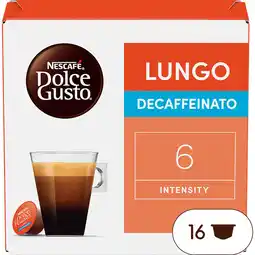 Albert Heijn Nescafé Dolce Gusto Lungo decaffeinato capsules aanbieding