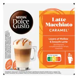 Albert Heijn Nescafé Dolce Gusto Macchiato caramel capsules aanbieding
