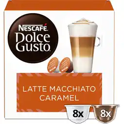Albert Heijn Nescafé Dolce Gusto Macchiato caramel capsules aanbieding