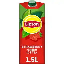 Albert Heijn Lipton Ice tea green strawberry aanbieding