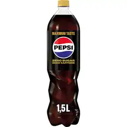 Albert Heijn Pepsi Zero sugar zero caffeine aanbieding