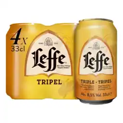 Albert Heijn Leffe Tripel abdijbier 4-pack aanbieding