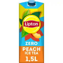 Albert Heijn Lipton Ice tea peach zero sugar aanbieding