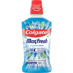 Albert Heijn Colgate Max fresh blue mondwater aanbieding