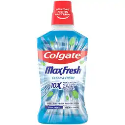 Albert Heijn Colgate Max fresh blue mondwater aanbieding