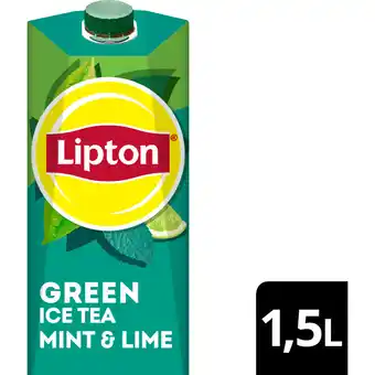 Albert Heijn Lipton Ice tea green mint lime aanbieding