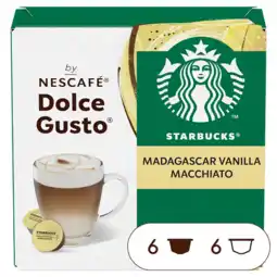 Albert Heijn Starbucks Dolce gusto compatible vanilla aanbieding