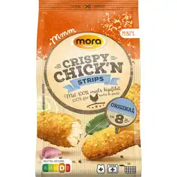 Albert Heijn Mora Crispy chick'n original strips aanbieding