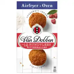 Albert Heijn Van Dobben Oven rundvlees bitterballen aanbieding