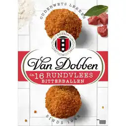Albert Heijn Van Dobben Rundvlees bitterballen aanbieding