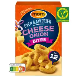 Albert Heijn Mora Oven & airfryer cheese onion bites aanbieding