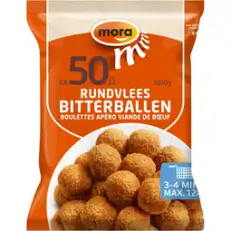 Albert Heijn Mora Rundvlees bitterballen aanbieding