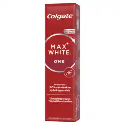 Albert Heijn Colgate Max white one tandpasta aanbieding