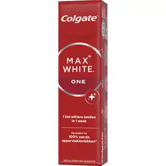 Albert Heijn Colgate Max white one tandpasta aanbieding
