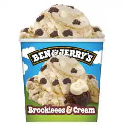 Albert Heijn Ben & Jerry's Brookieees and cream aanbieding