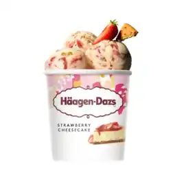 Albert Heijn Häagen-Dazs Strawberry cheesecake ijs aanbieding