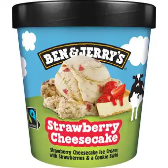 Albert Heijn Ben & Jerry's Strawberry cheesecake aanbieding