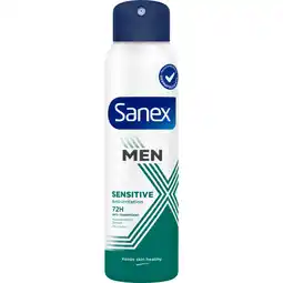Albert Heijn Sanex Men sensitive deodorant spray aanbieding