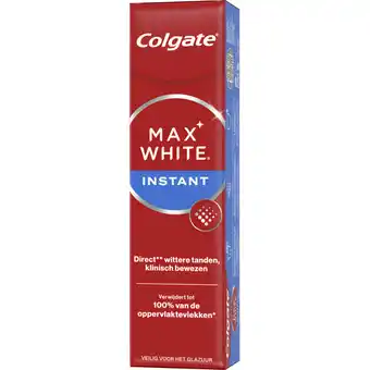 Albert Heijn Colgate Tandpasta max white instan aanbieding