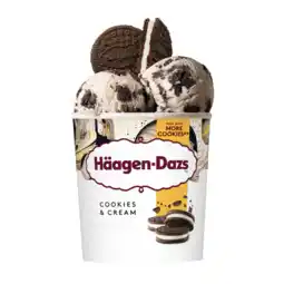 Albert Heijn Häagen-Dazs Cookies & cream pint aanbieding