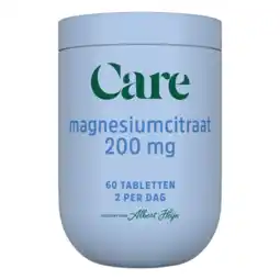 Albert Heijn Care Magnesiumcitraat 200mg aanbieding