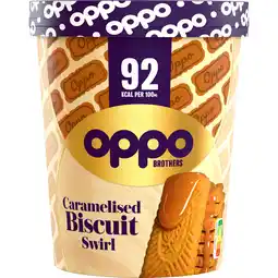 Albert Heijn Oppo Brothers Caramelised biscuit swirl aanbieding