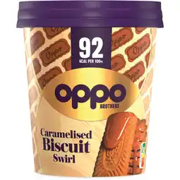 Albert Heijn Oppo Brothers Caramelised biscuit swirl aanbieding