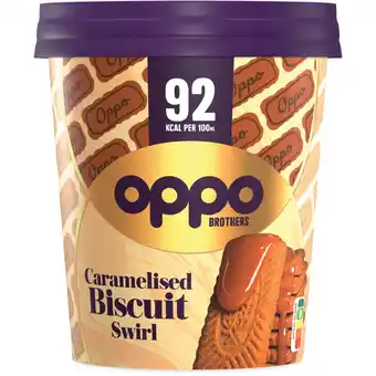 Albert Heijn Oppo Brothers Caramelised biscuit swirl aanbieding