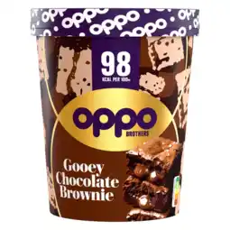 Albert Heijn Oppo Brothers Gooey chocolate brownie aanbieding