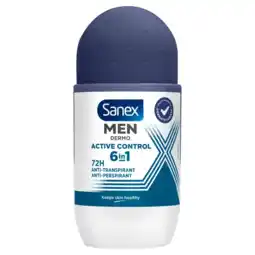 Albert Heijn Sanex Men dermo active control 6in1 roller aanbieding