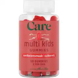 Albert Heijn Care Multi kids gummies aardbeiensmaak aanbieding