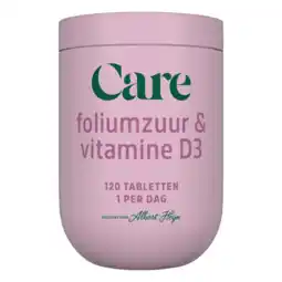 Albert Heijn Care Foliumzuur & vitamine D3 aanbieding
