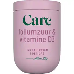 Albert Heijn Care Foliumzuur & vitamine D3 aanbieding