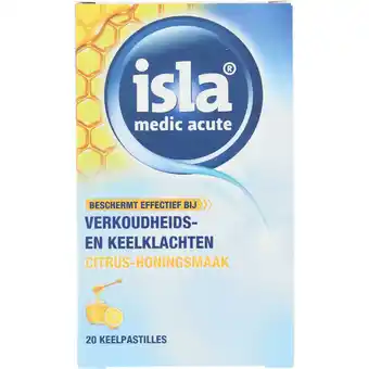 Albert Heijn Isla Medic acute citrus-honingsmaak aanbieding