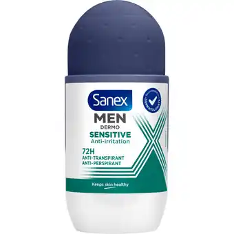 Albert Heijn Sanex Men dermo sensitive deodorant roller aanbieding