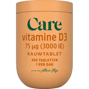 Albert Heijn Care Vitamine D3 75µg aanbieding