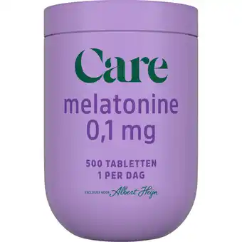 Albert Heijn Care Melatonine 0,1mg aanbieding