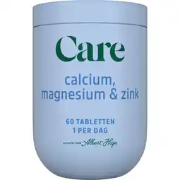 Albert Heijn Care Calcium, magnesium & zink aanbieding