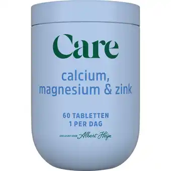 Albert Heijn Care Calcium, magnesium & zink aanbieding