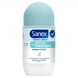Albert Heijn Sanex Derma care+ active freshness roller aanbieding