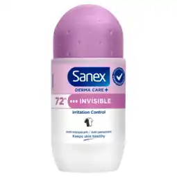 Albert Heijn Sanex Derma care+ invisible deodorant roller aanbieding