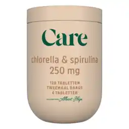 Albert Heijn Care Chlorella & spirulina 250mg aanbieding