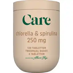 Albert Heijn Care Chlorella & spirulina 250mg aanbieding