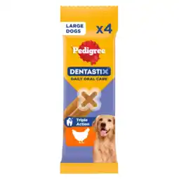 Albert Heijn Pedigree Dentastix grote hond 25+ kg 4-pack aanbieding