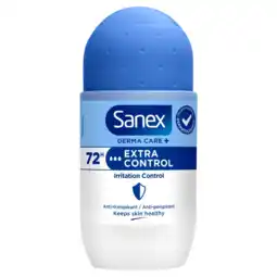 Albert Heijn Sanex Derma care+ extra control roller aanbieding