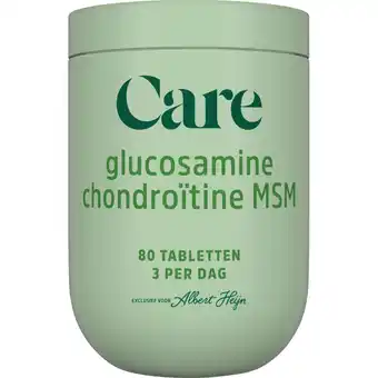 Albert Heijn Care Glucosamine chondroïtine MSM aanbieding