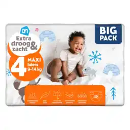 Albert Heijn AH Extra droog en zacht luiers maat 4 aanbieding