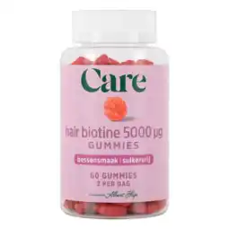 Albert Heijn Care Hair biotine 5000µg gummies aanbieding