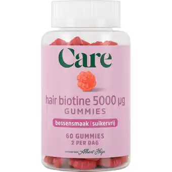 Albert Heijn Care Hair biotine 5000µg gummies aanbieding